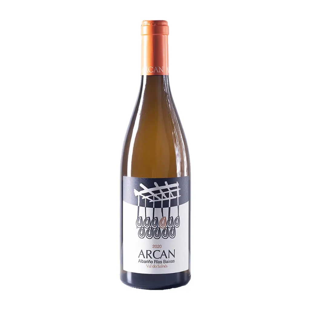 vino blanco albariño arcan